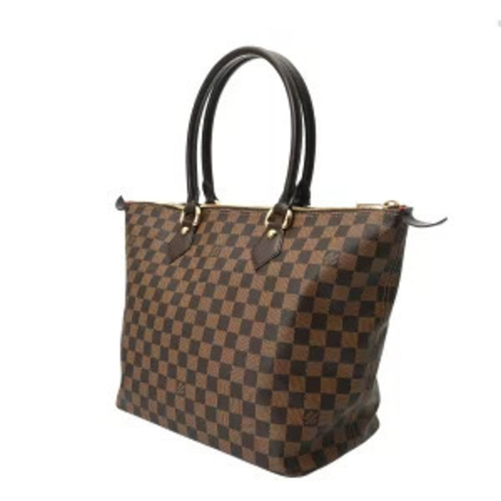 Louis Vuitton Saleya Tote Bag Brown Canvas Damier Ebene
